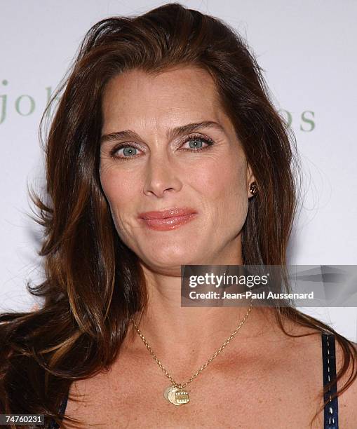 Brooke Shields at the John Varvatos Boutique in West Hollywood, California