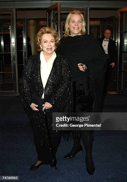 Shirley Douglas & Rachel Sutherland at the Princess of Wales Theatre in Toronto, Canada.