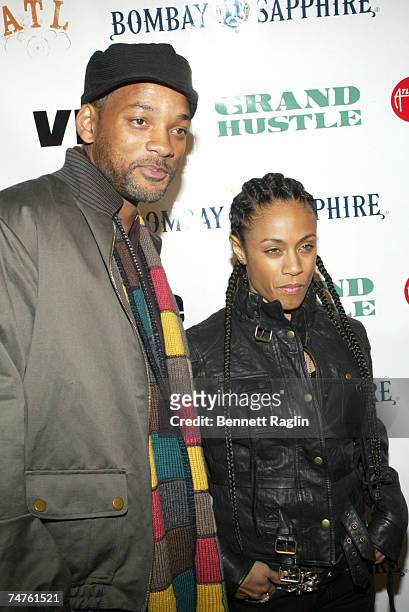 Will Smith and Jada Pinkett-Smith at the Tribeca Cinemas in New York, New York