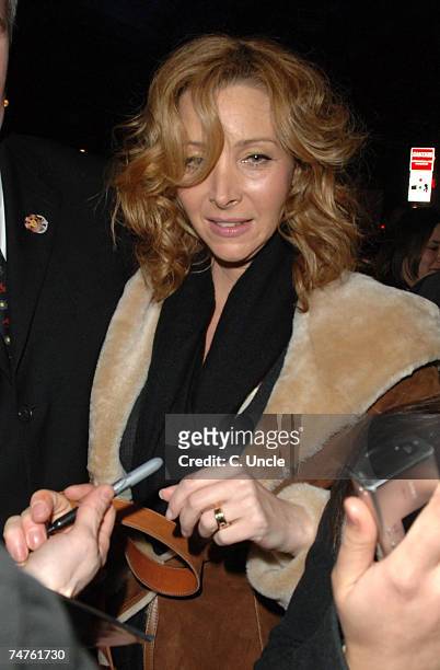 Lisa Kudrow at the London Lesbian & Gay Film Festival: "Happy Endings" - Opening Gala at Odeon Leicester Square in London.
