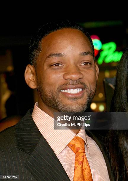 Will Smith at the Grauman's Chinese Theater in Los Angeles, California