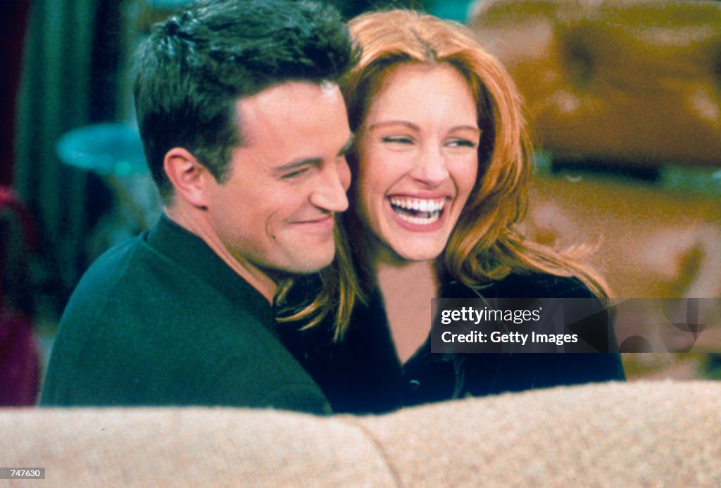 Actor Matthew Perry and actress Julia Roberts...