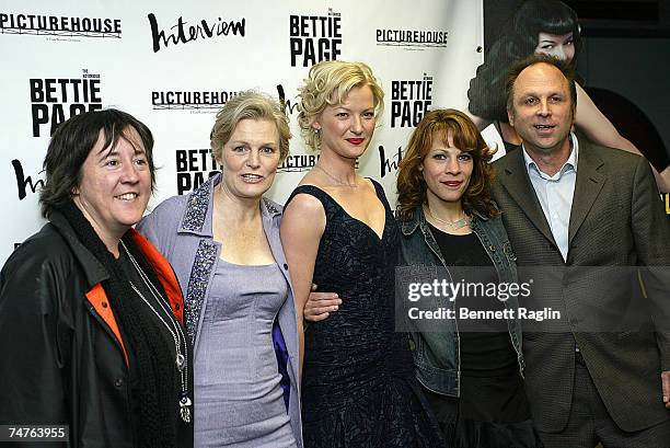 Christine Vachon, Mary Harron, Gretchen Mol, Lili Taylor, Bob Bernie at the AMC Loews in New York, New York