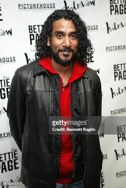 Naveen Andrews at the AMC Loews in New York, New York