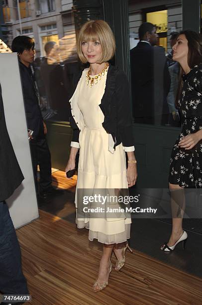 Anna Wintour at the Prada Soho Epicenter Store in New York City, New York