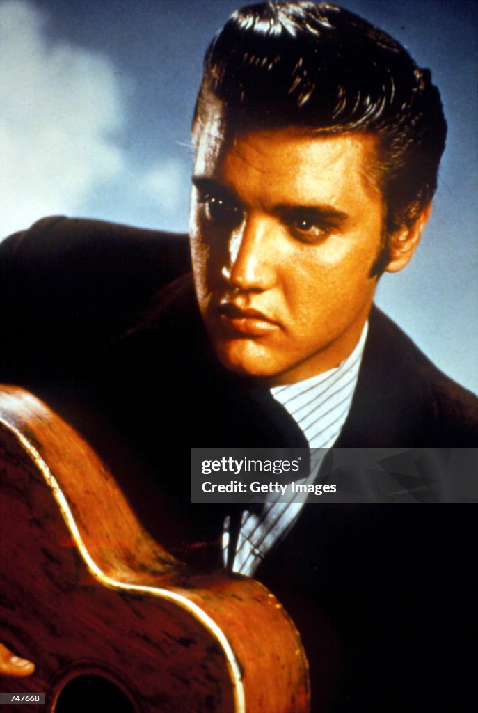 Singer Elvis Presley...