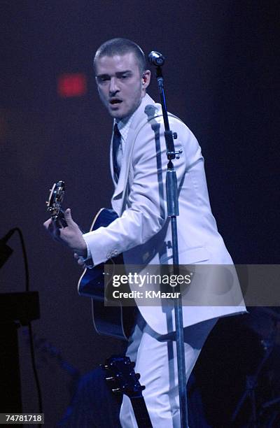 Justin Timberlake at the iPay One Center in San Diego, California