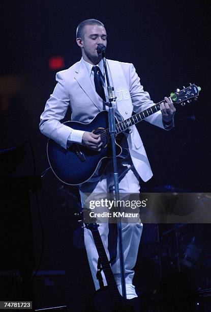 Justin Timberlake at the iPay One Center in San Diego, California