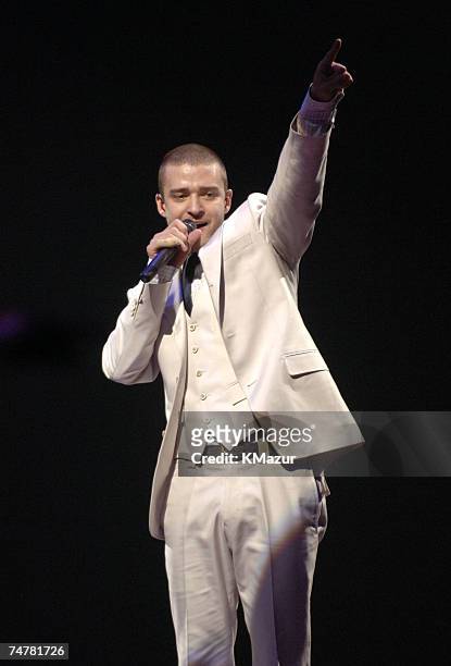Justin Timberlake at the iPay One Center in San Diego, California