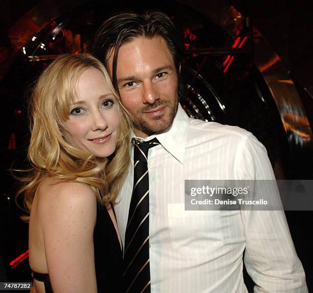 Anne Heche and Coleman "Coley" Laffoon during Cherry Bar Grand Opening at Red Rock Casino Resort and Spa at the Cherry Bar at Red Rock Casino Resort...