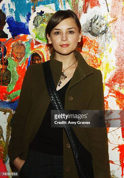 Rachael Leigh Cook at the Junior Arts Center Gallery at Barnsdall Park in Hollywood, California