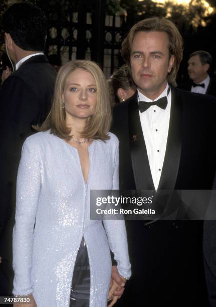 Jodie Foster and Randy Stone at the Shrine Auditorium in Los Angeles, California