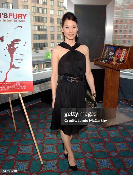 Lucy Liu, executive producer at the Tribeca Grand Hotel in New York City, New York