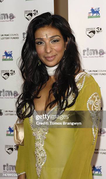 Shobna Gulati at the Royal Opera House in London, United Kingdom.