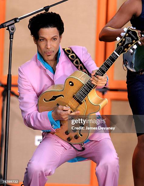 Prince at the Bryant Park in New York City, New York