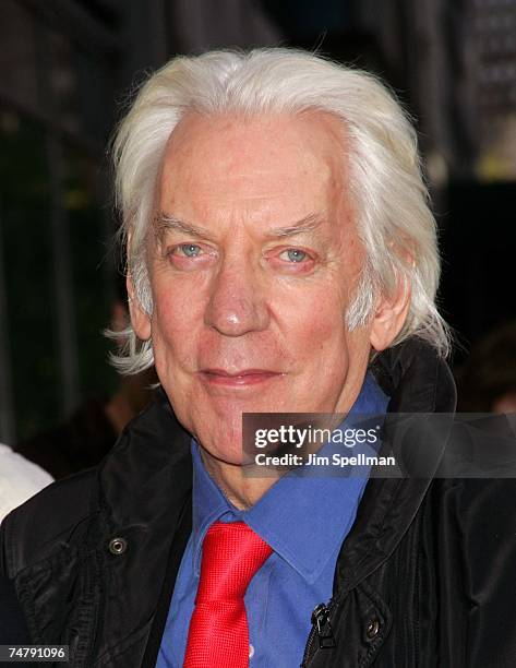 Donald Sutherland at the Loews Lincoln Square Theater in New York City, New York
