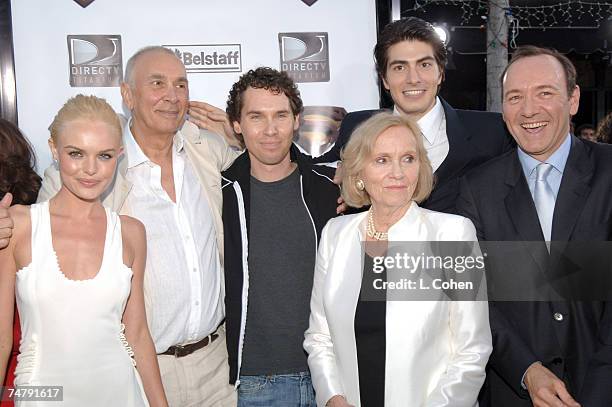 Kate Bosworth, Frank Langella, Bryan Singer, Eva Marie Saint, Brandon Routh and Kevin Spacey at the Mann Village and Bruin Theaters in Los Angeles,...