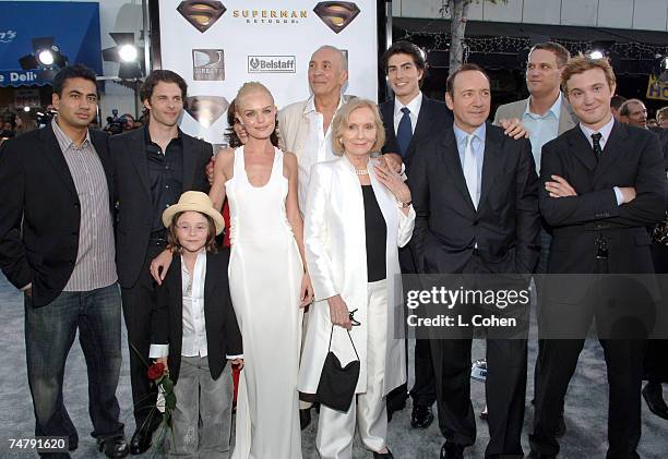 Cast of "Superman Returns" at the Mann Village and Bruin Theaters in Los Angeles, California