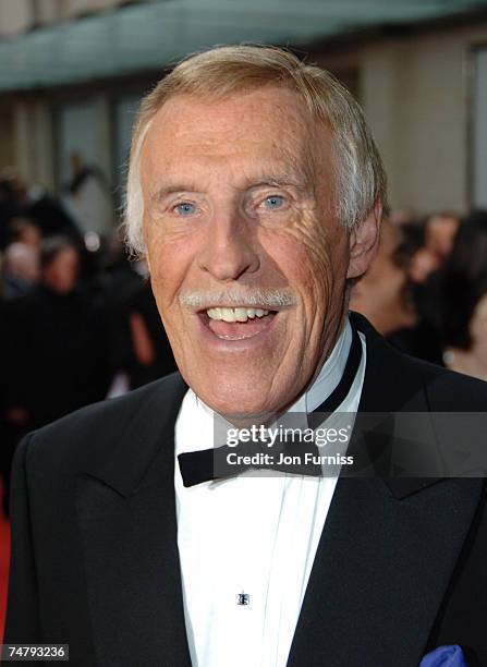 Bruce Forsyth at the Grosvenor House in London, United Kingdom.