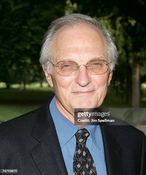 Alan Alda at the The Delacorte Theater in Central Park in New York City, New York