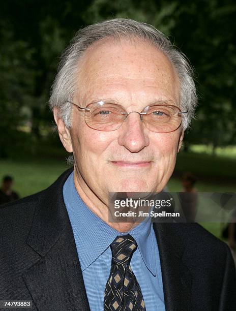 Alan Alda at the The Delacorte Theater in Central Park in New York City, New York