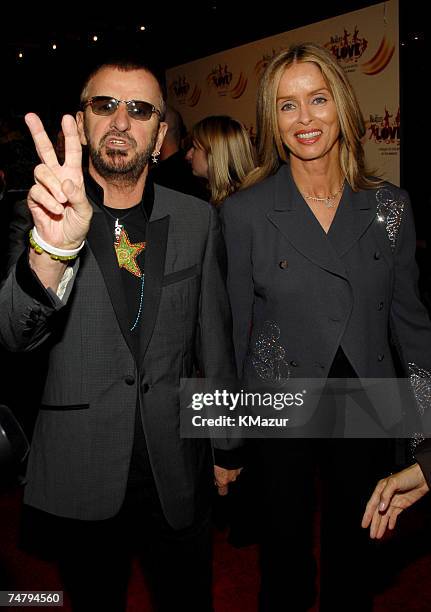 Ringo Starr and Barbara Bach at the The Mirage Hotel and Casino in Las Vegas, Nevada