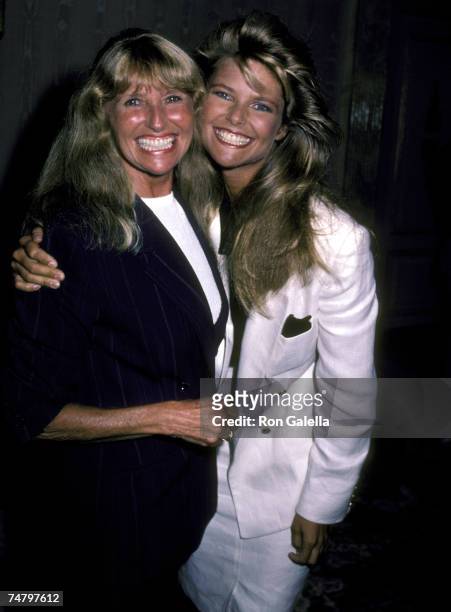 Christie Brinkley and Mother Marge Brinkley at the Helmsley Palace Theater in New York City, New York