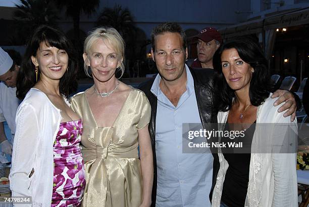 Ruth Vitale, Trudie Styler, Henry Winterstern and his wife in Cannes, France.