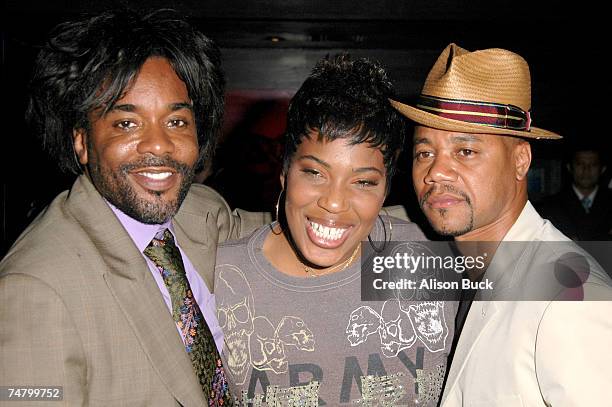 Lee Daniels, director of "Shadowboxer", Macy Gray and Cuba Gooding Jr. At the The Falcon in Los Angeles, California