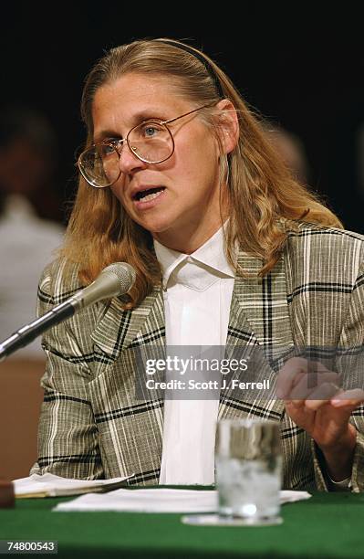 Coleen Rowley, an FBI special agent in Minneapolis, testifies before Senate Judiciary. Rowley wrote a May 21letter to FBI Director Robert S. Mueller...