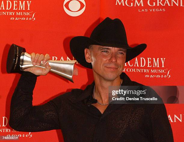 Kenny Chesney during 41st Annual Academy of Country Music Awards - Press Room at the MGM Grand in Las Vegas, Nevada.