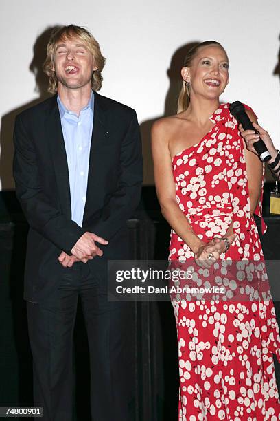 Owen Wilson and Kate Hudson at the "You, Me and Dupree" Sydney Premiere at Greater Union, Westfield, Parramatta in Sydney, New South Wales.