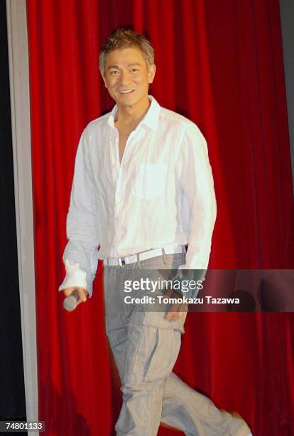 Andy Lau at the Chanter Cine in Tokyo, Japan.