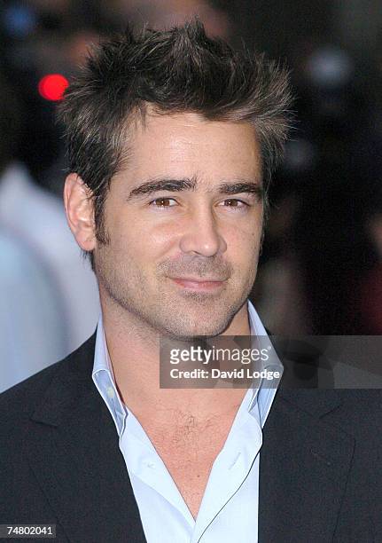Colin Farrell at the "Miami Vice" London Premiere - Outside Arrivals at Odeon Leicester Square in London.