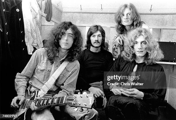 Led Zeppelin 1969 during Led Zeppelin File Photos at the Led Zeppelin File Photos in Various, United Kingdom. (Photo by