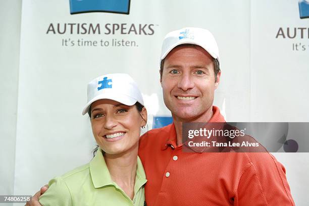 Contessa Brewer and Randy Meier at the Deepdale Golf Club in Manhasset, New York