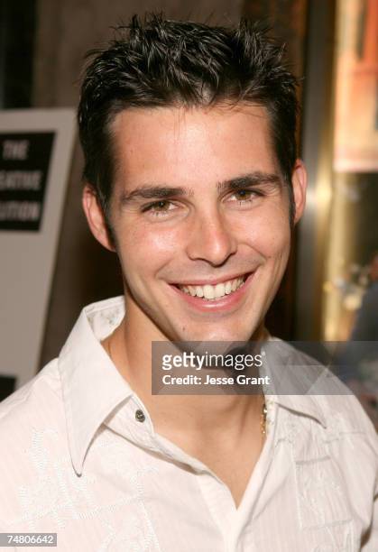 Jason Cook at the Pantages Theatre in Hollywood, California