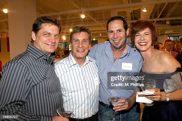 Stephan G. Olson, Gregory Richman, Richard C. Walker and Ellen Brill at the A&D Museum in Los Angeles, California