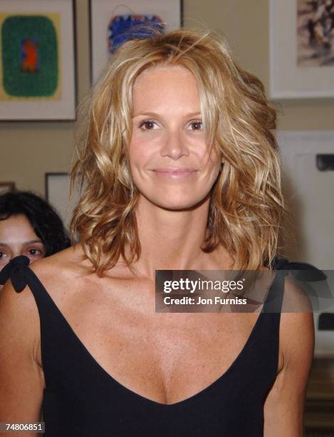 Elle MacPherson at the Royal Academy Of Arts in London, United Kingdom.