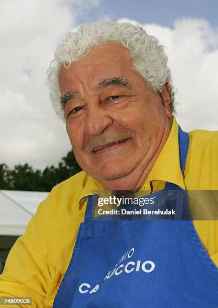 Chef Antonio Carluccio poses for a photograph during the Taste of London event at Regent's Park on June 20, 2007 in London, England.Taste of London,...