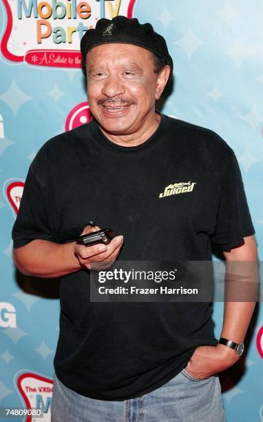 Actor Sherman Hemsley arrives at the LG's Mobile TV Party held at Paramount Studios on June 19, 2007 in Los Angeles, California.