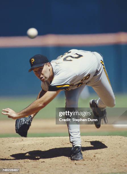 Steve Cooke, pitcher for the Pittsburgh Pirates throws a pitch during the Major League Baseball National League West game against the San Diego...