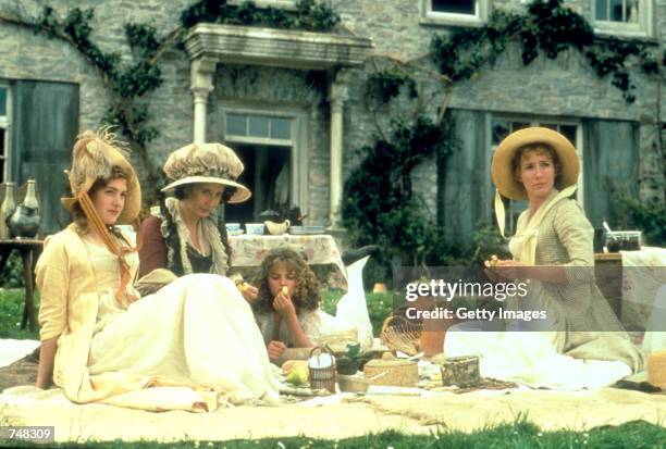 On the set of the film "Sense and Sensibility", in Great Britain on .