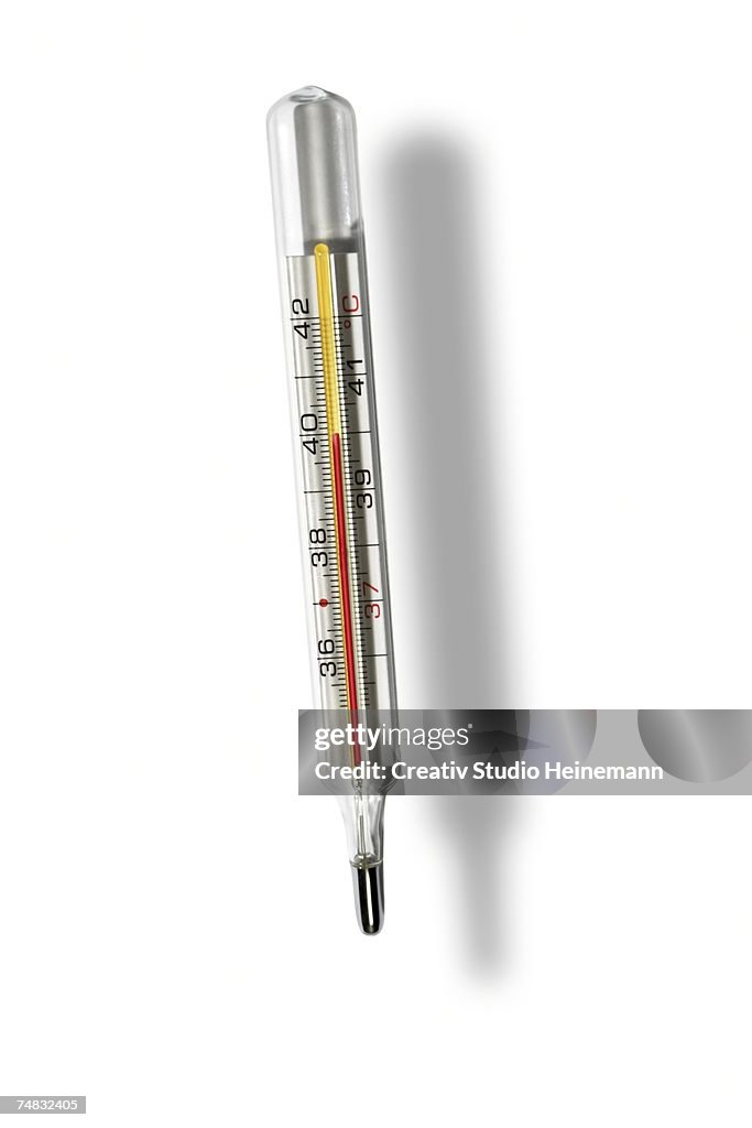 Clinical thermometer, close-up