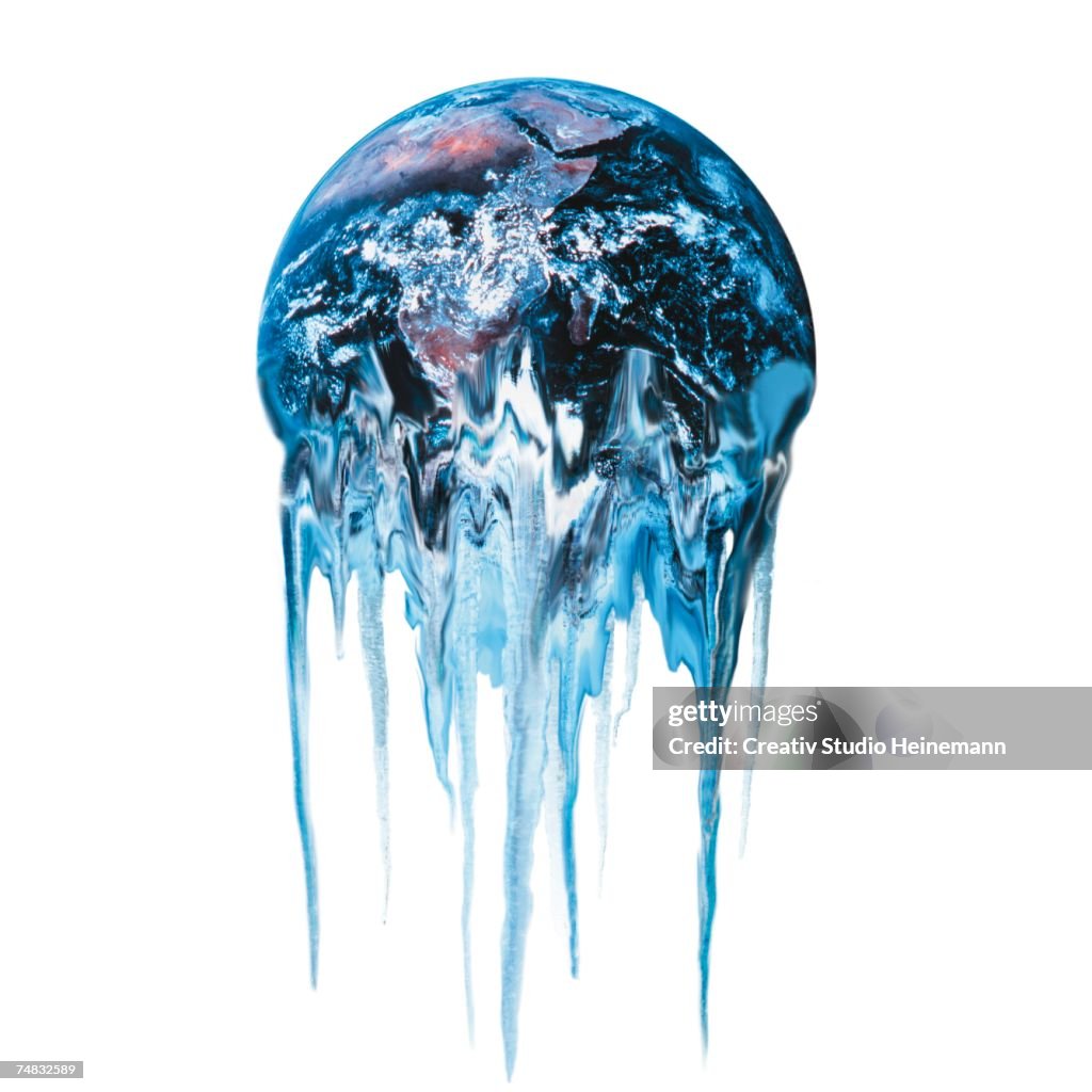 Melting earth, (digital composite)