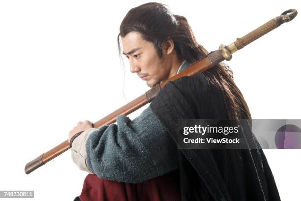 a swordsman - swordsman stock pictures, royalty-free photos & images