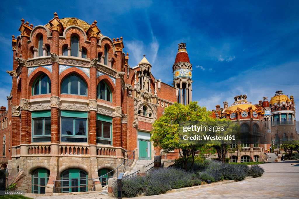 Spain, Barcelona, Hospital de la Santa Creu i Sant Pau