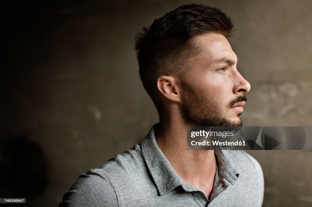 Portrait of bearded man