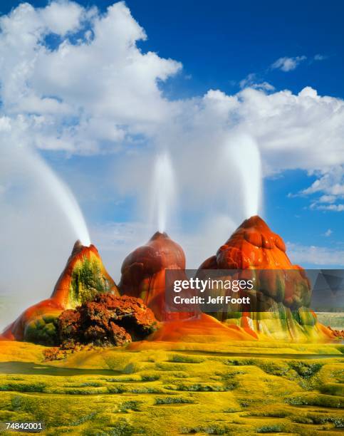 usa, nevada, black rock desert - black-rock-hot-springs stock pictures, royalty-free photos & images
