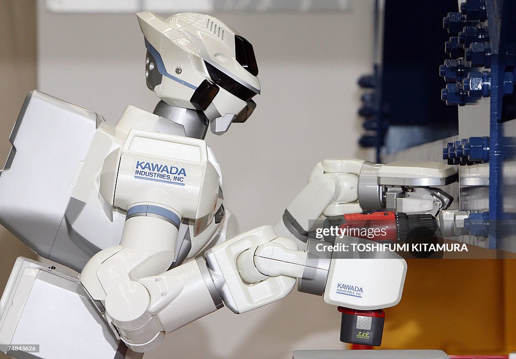 The HRP-3 Promet Mk-II humanoid robot ba...